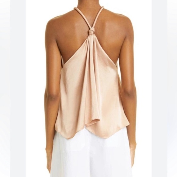 A.L.C. Calypso Halter Tank In Bella Elegant Cream Blush Cami Halter Top NWOT - Picture 2 of 12